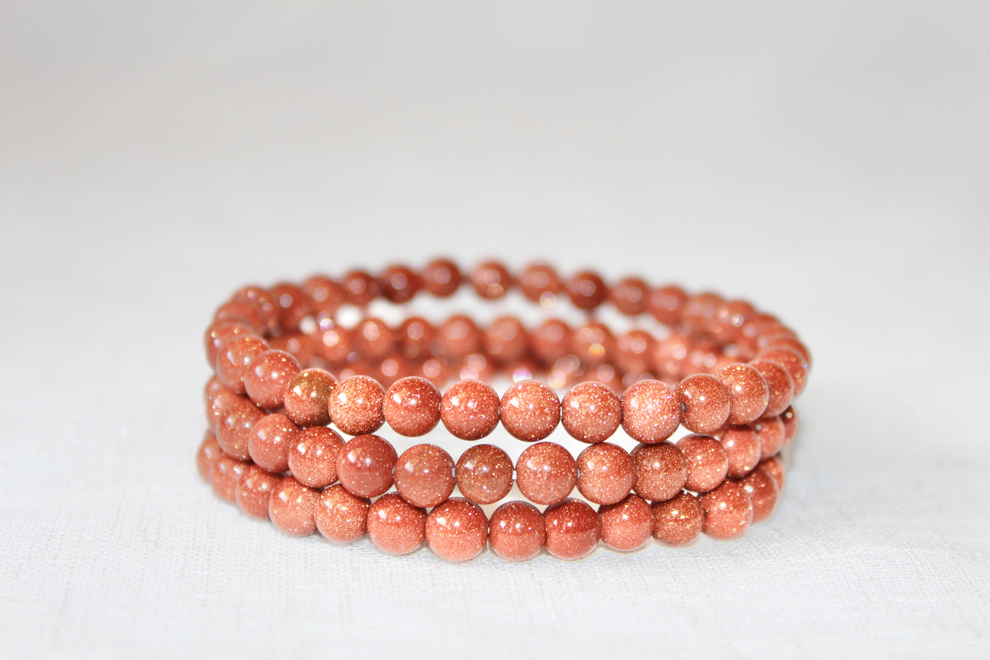 Goldstone bracelet