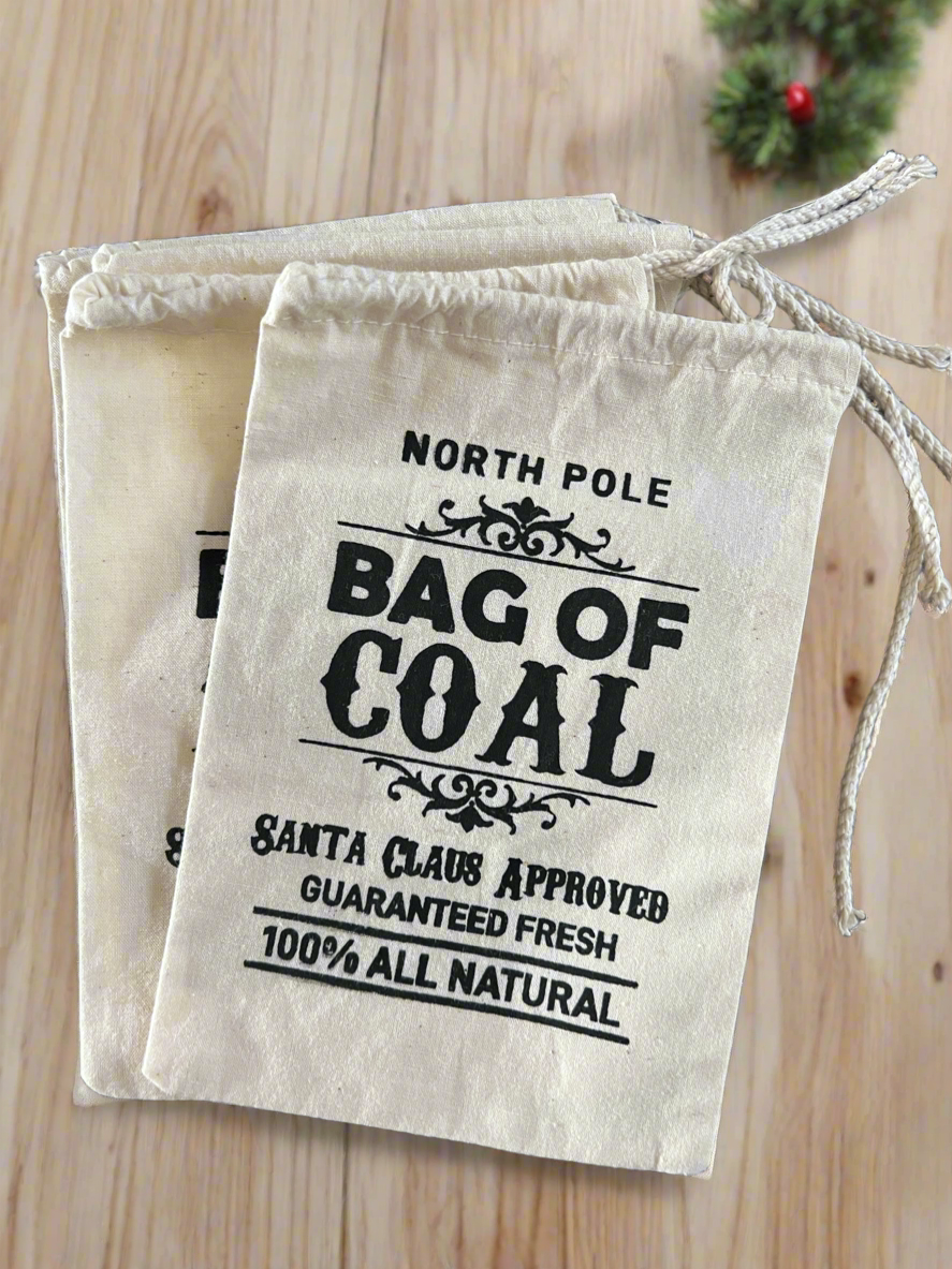 Christmas Bag of Coal/ Christmas Gift Bag