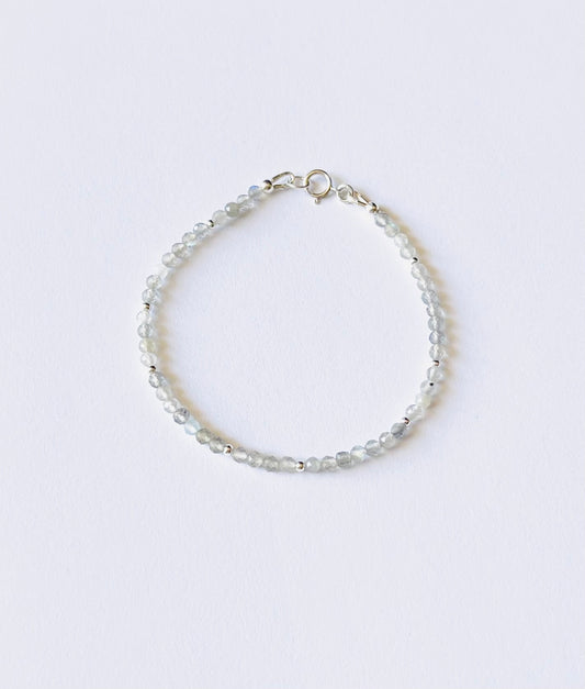925 sterling silver Labradorite bracelet